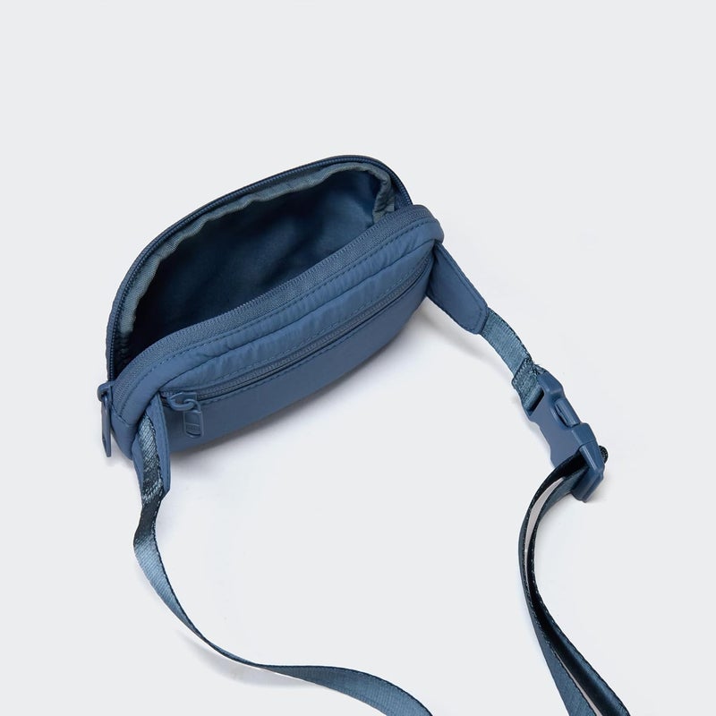 Pander Mini Belt Bag – Ultra Compact, Fits 6.7” Phone, Lipstick, Earbuds, Essentials, Small Crossbody Waist Purse, Denim Blue - Image 5